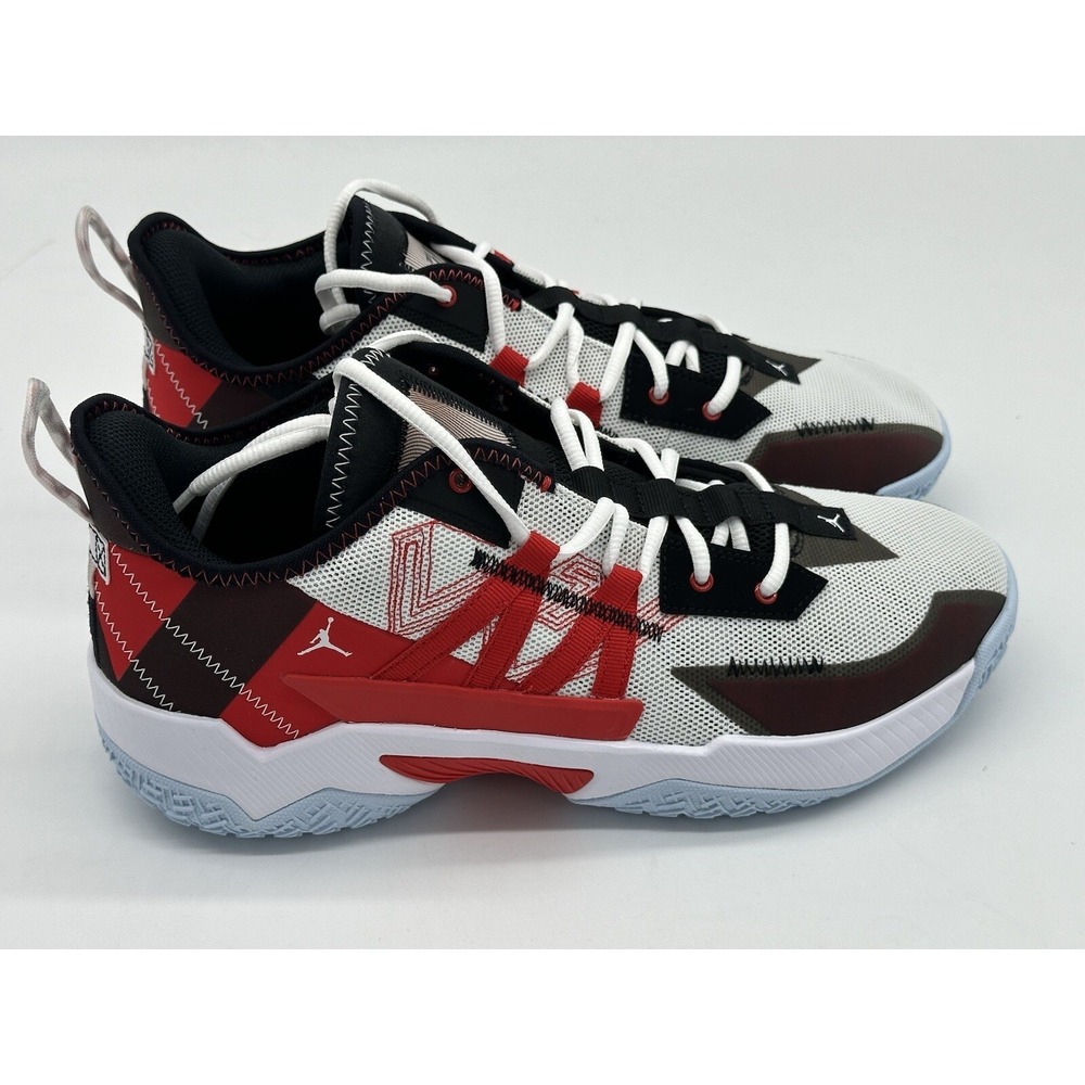 Size 11.5 - Jordan One Take 2 White University Red CW2457-106 No Box Lid